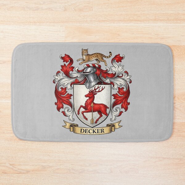 Item preview, The Decker Family Coat of Arms designed and sold by BagTown Clans.