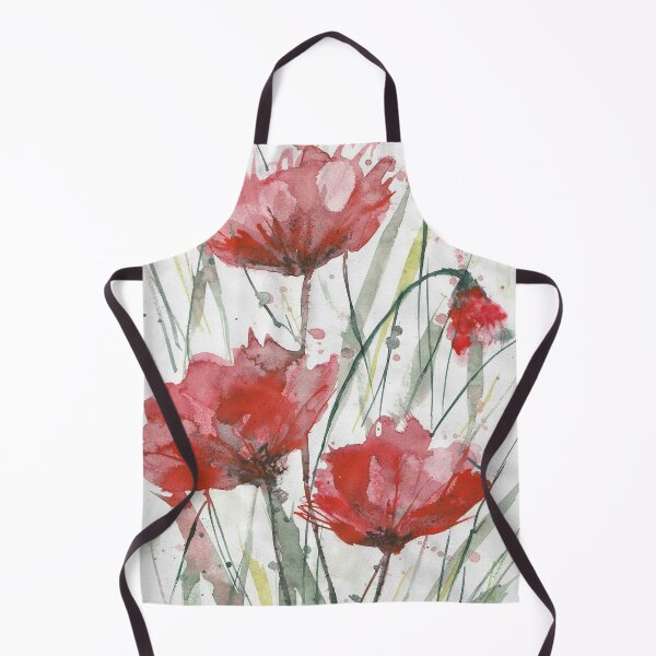 Item preview, Poppy Watercolour Painting  designed and sold by Karlena Lewin Studio.
