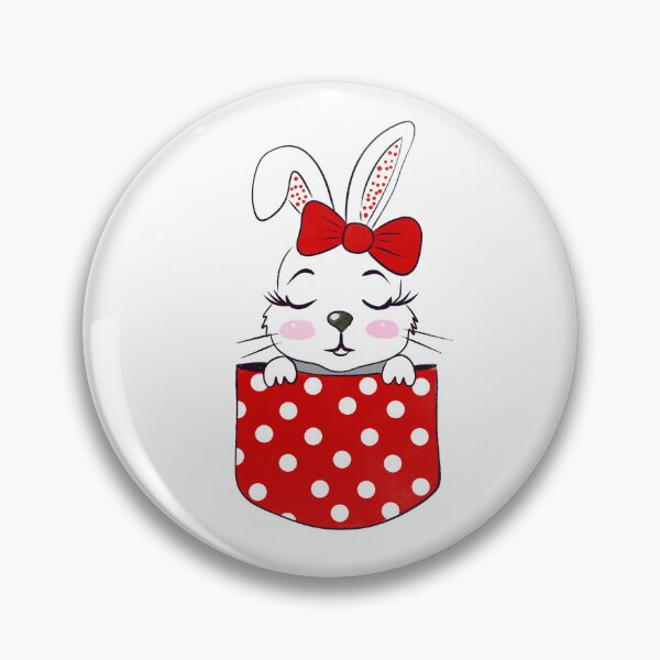 Item preview, Cute Bunny in Pocket – Kawaii Rabbit Pocket Design | Sweet Animal Cartoon designed and sold by SimoesArtistry.
