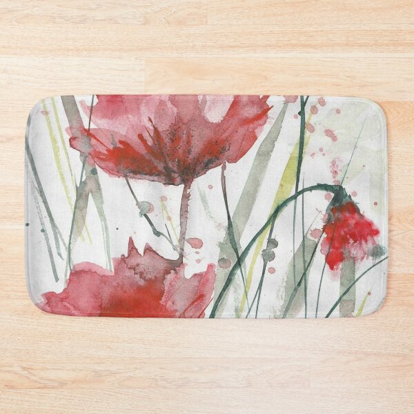Item preview, Poppy Watercolour Painting  designed and sold by Karlena Lewin Studio.