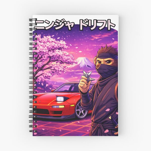 Item preview, Ninja Monkey Drift — Sakura Shadow Run designed and sold by ELmestka.