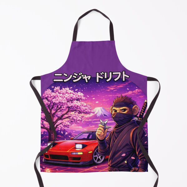 Item preview, Ninja Monkey Drift — Sakura Shadow Run designed and sold by ELmestka.
