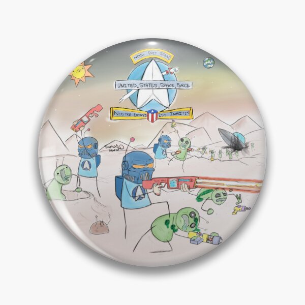 Item preview, Space Force attack designed and sold by Sketch's World Shop.