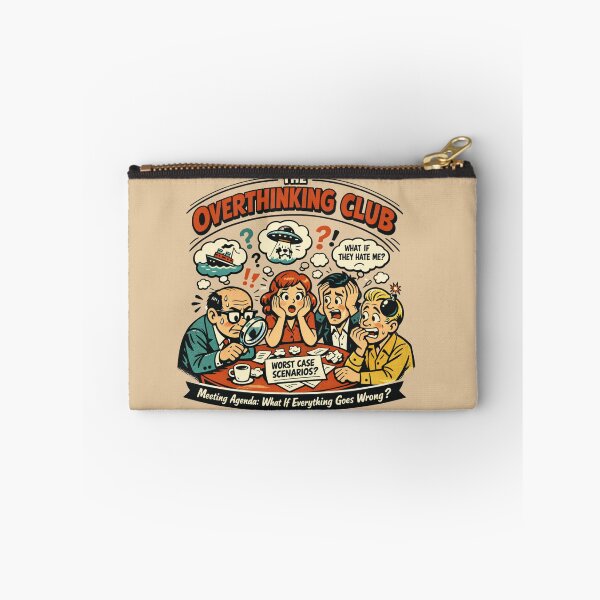 Item preview, The Overthinking Club – Retro Dark Humor Vintage Comic designed and sold by LMFARNACIO.
