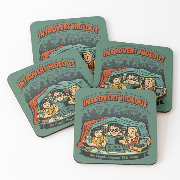 Item preview, Introvert Hideout – Funny Retro Comic Introvert Humor designed and sold by LMFARNACIO.