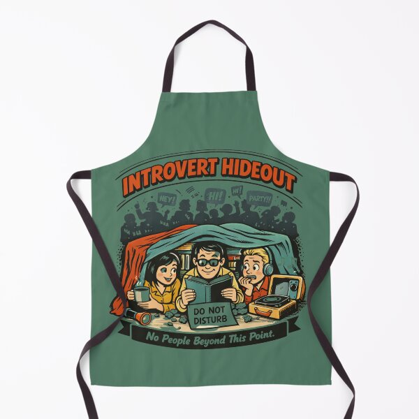 Item preview, Introvert Hideout – Funny Retro Comic Introvert Humor designed and sold by LMFARNACIO.