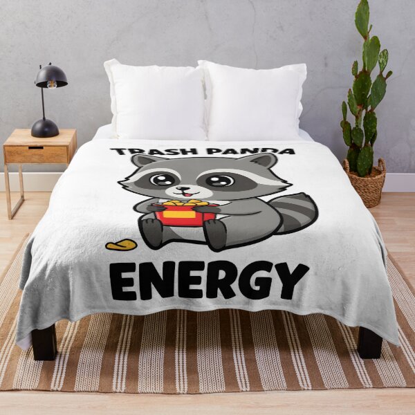 Item preview, funny spring Trash Panda Energy Funny Raccoon Cartoon designed and sold by Uglyandcute.