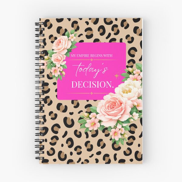 Item preview, Pretty Leopard Print Notebook designed and sold by Made of Good Days.