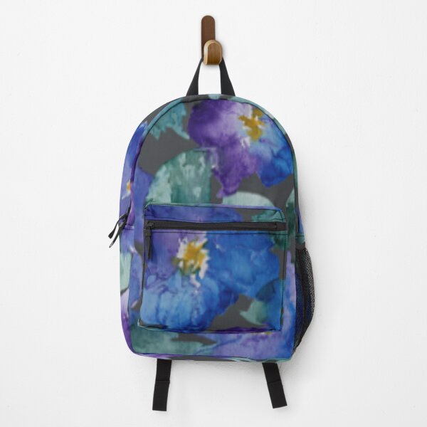 Item preview, Purple Grey Pansy Flowers Painting designed and sold by Karlena Lewin Studio.