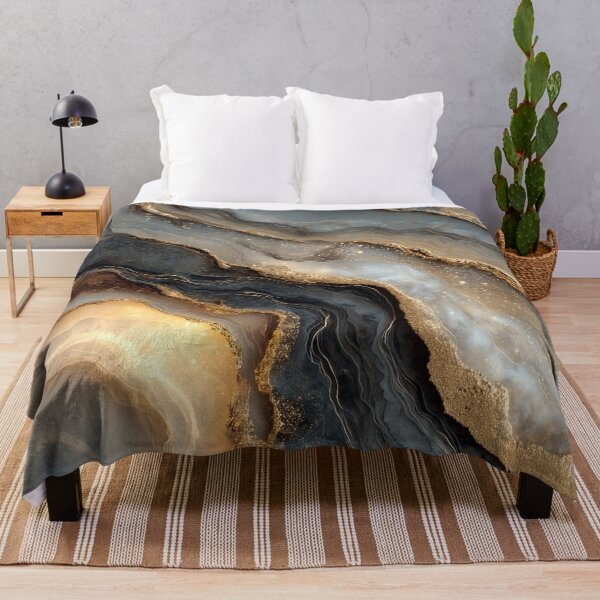 Item preview, Ethereal Slate and Pearl Fluid Resin with Glowing Gold Dust designed and sold by Yoruhara.