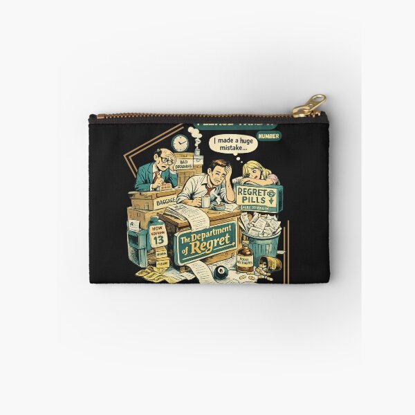 Item preview, The Department of Regret – Retro Comic Bad Decisions designed and sold by LMFARNACIO.