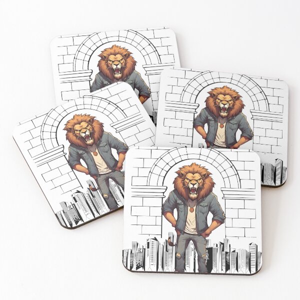 Item preview, Cool Lion Man Street Style I designed and sold by yuki-hana.