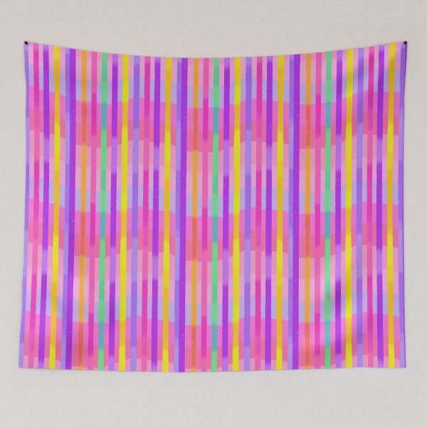 Item preview, Pastel Rainbow Vertical Stripes designed and sold by bubblegoth.