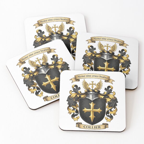 Item preview, The Collier Family Coat of Arms designed and sold by BagTown Clans.