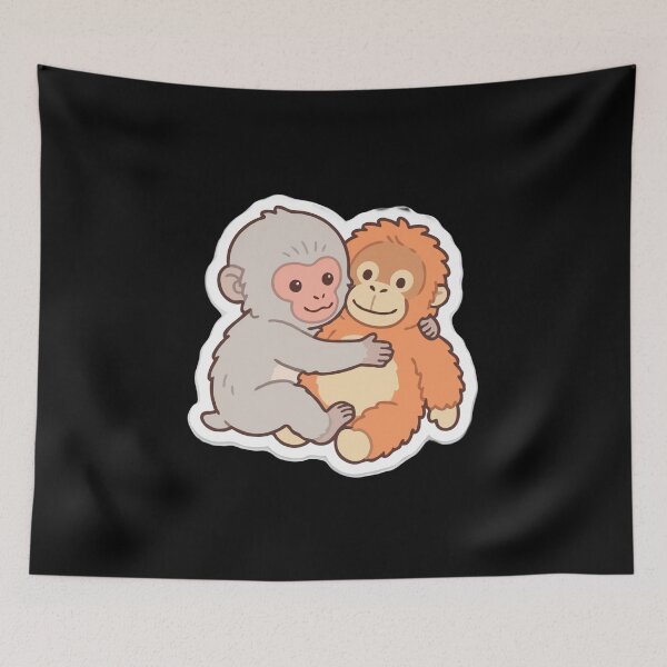 Item preview, Punch Monkey and His Orangutan Best Friend designed and sold by Custom Crest.