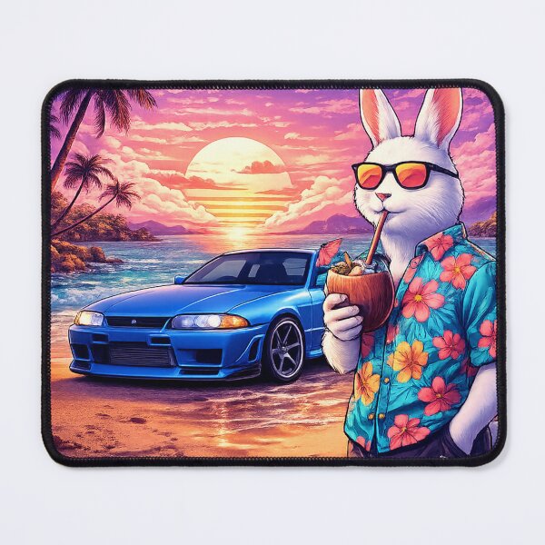 Item preview, Drift Paradise Rabbit — Tropical Sunset Ride designed and sold by ELmestka.