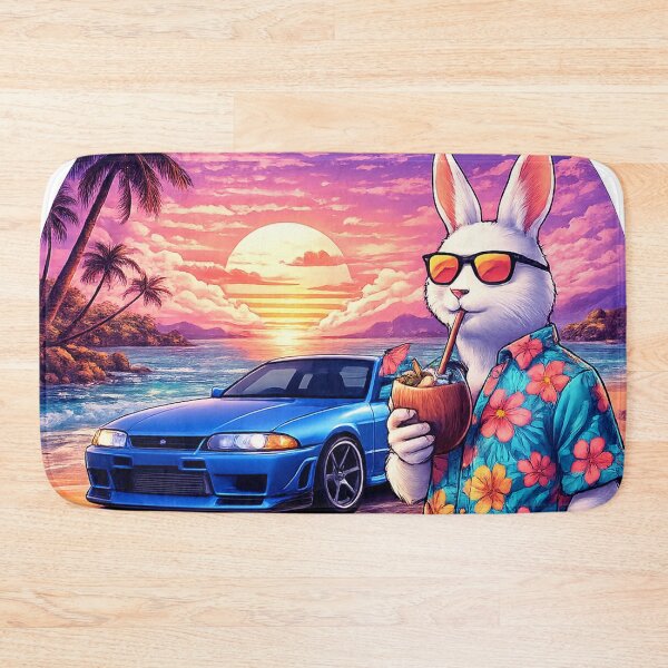 Item preview, Drift Paradise Rabbit — Tropical Sunset Ride designed and sold by ELmestka.