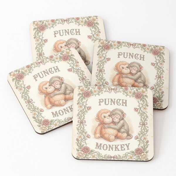 Item preview, Punch Monkey Vintage Floral designed and sold by MAGICKEY2024.