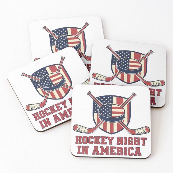 Item preview, Red White & Blue Hockey – USA Ice Hockey Fan Graphic designed and sold by MJOSTORE.