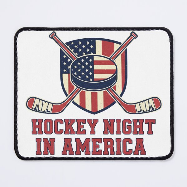 Item preview, Red White & Blue Hockey – USA Ice Hockey Fan Graphic designed and sold by MJOSTORE.