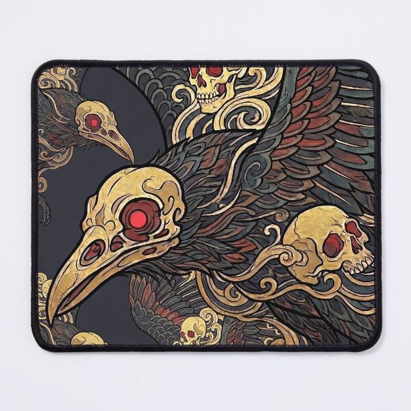 Item preview, Crow Skulls Pattern designed and sold by CalyCollab.