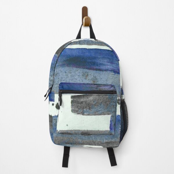 Item preview, Blue Grey Abstract Watercolor Painting designed and sold by Karlena Lewin Studio.