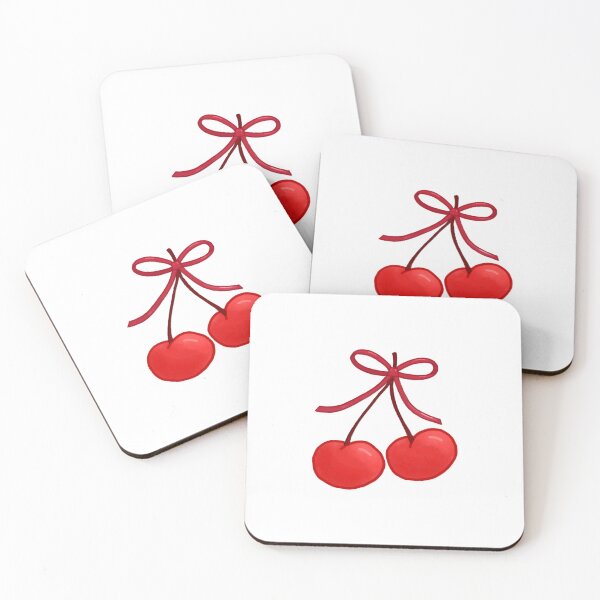 Item preview, Double Cherries Tied with a Bow designed and sold by GardenersGuide.