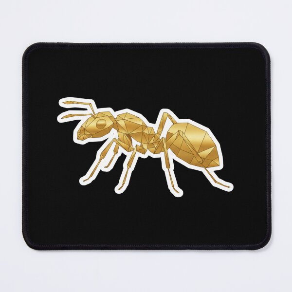 Item preview, Geometric Golden Ant – Modern Insect Sticker for Nature Lovers designed and sold by bsbd-action.