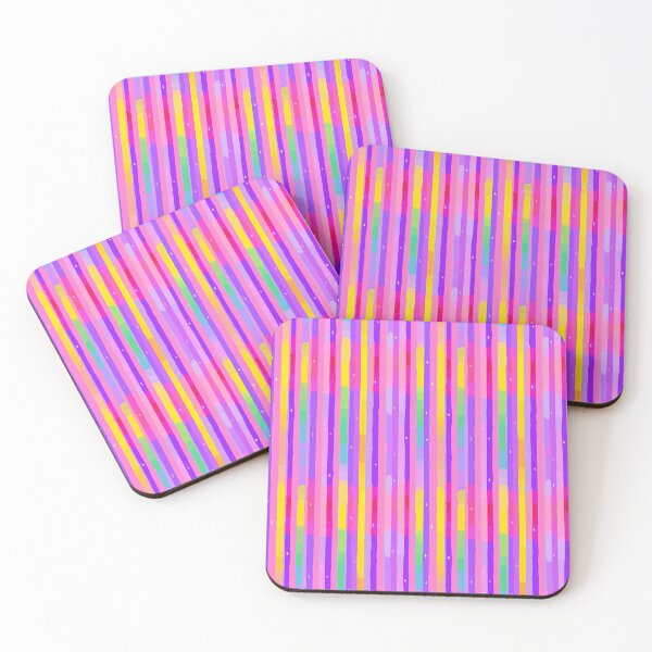 Item preview, Pastel Rainbow Stripe Sparkle Pattern designed and sold by bubblegoth.