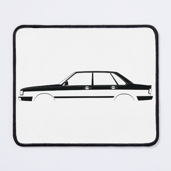 Item preview, 80 Quattro (B2) (Black) designed and sold by Car Silhouettes.