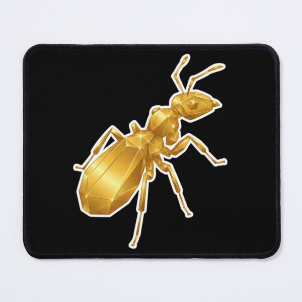 Item preview, Golden Queen Ant – Shiny Sticker for Insect Collectors designed and sold by bsbd-action.