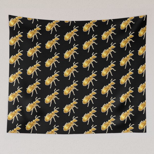 Item preview, Golden Queen Ant – Shiny Sticker for Insect Collectors designed and sold by bsbd-action.