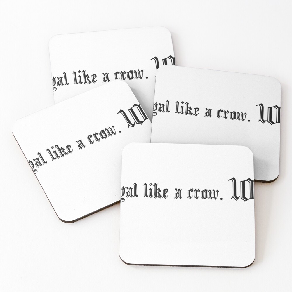Item preview, Coasters (Set of 4) designed and sold by CrewWhiteCrow.