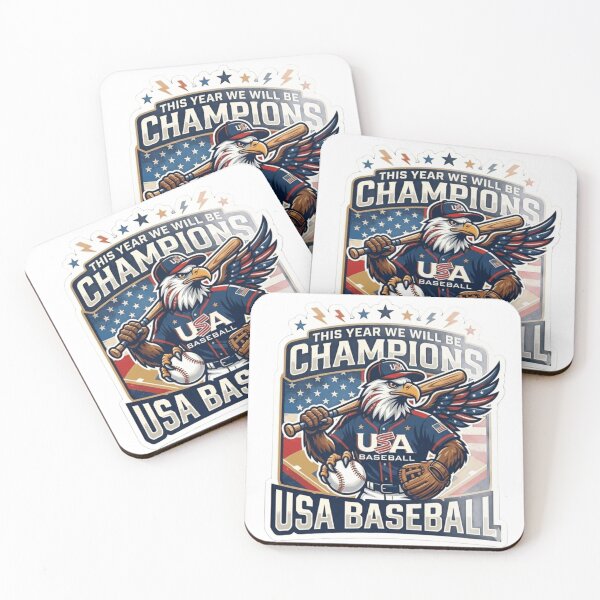 Item preview, USA Baseball Championship Eagle - This Year We Will Be Champions Sticker designed and sold by zakman02.