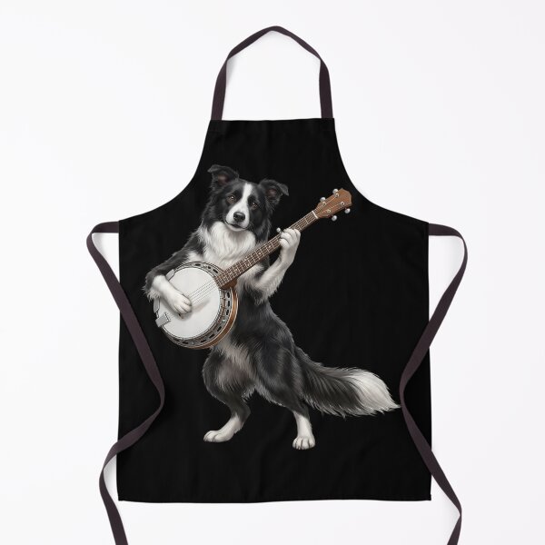 Item preview, Border Collie Playing Banjo Player Banjoist Dog Lover designed and sold by DoodleTortle.