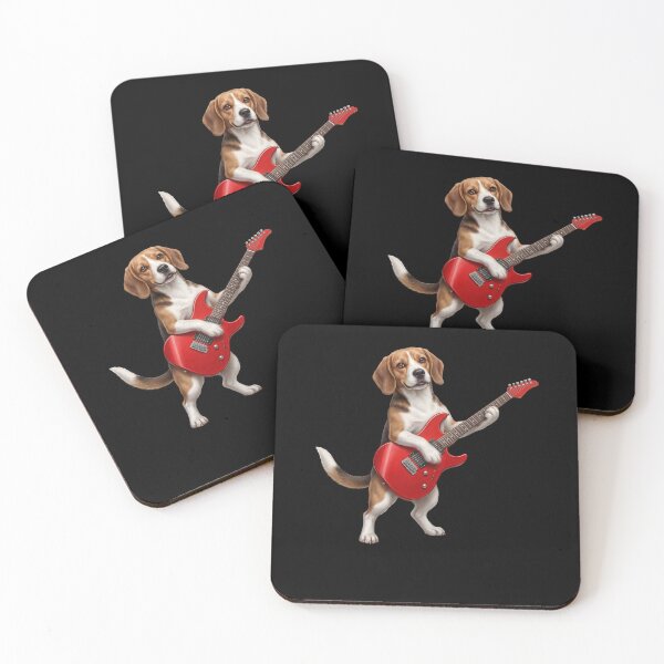 Item preview, Beagle Playing Electric Guitar Player Guitarist Dog Lover designed and sold by TerryConnells.