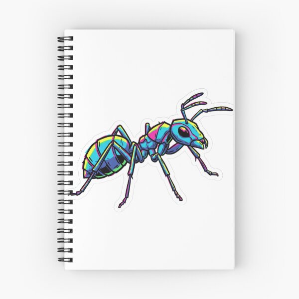 Item preview, Glitch Art Ant – Vaporwave Insect Sticker for Urban Style designed and sold by bsbd-action.