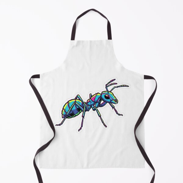 Item preview, Glitch Art Ant – Vaporwave Insect Sticker for Urban Style designed and sold by bsbd-action.
