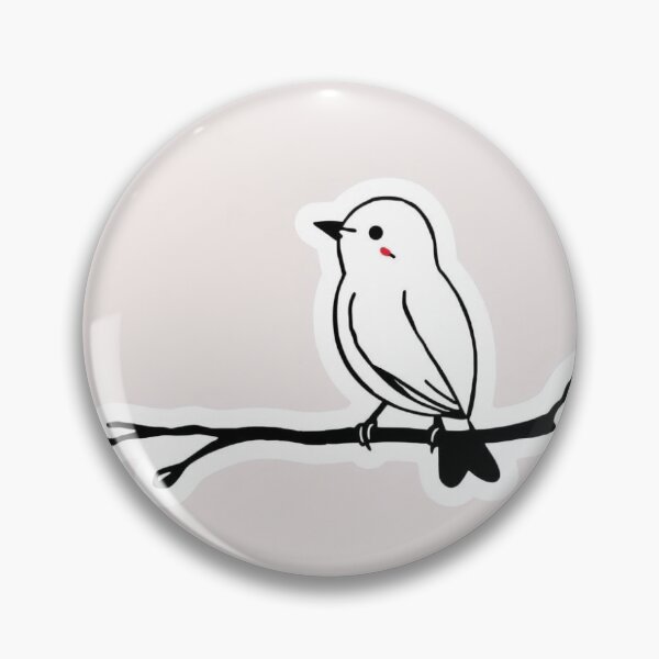 Item preview, minimal bird sticker designed and sold by Femwealth.