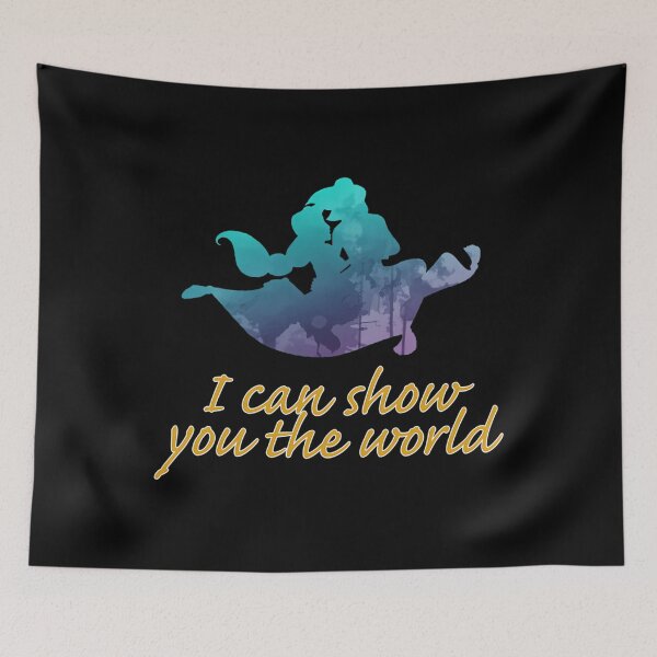 Item preview, I Can Show You The World Inspired Silhouette designed and sold by Piyumantha.