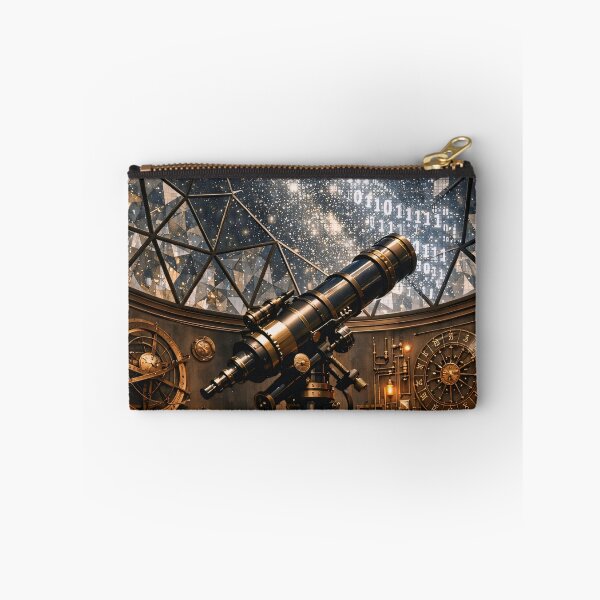 Item preview, Binary Milky Way Observatory - Vintage Future Astrology Art designed and sold by LuxeBuzz.