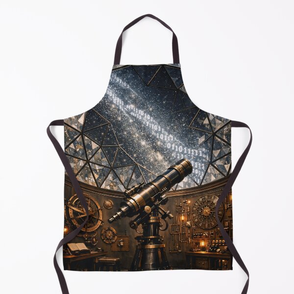 Item preview, Binary Milky Way Observatory - Vintage Future Astrology Art designed and sold by LuxeBuzz.