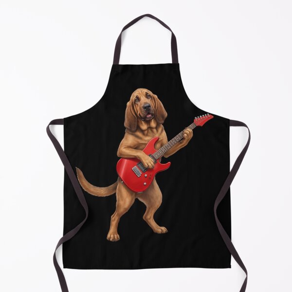 Item preview, Bloodhound Playing Electric Guitar Player Guitarist Dog Lover designed and sold by TerryConnells.