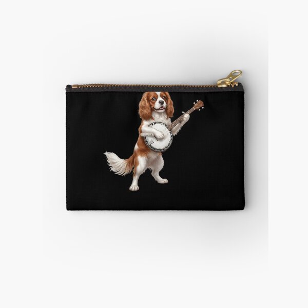 Item preview, Cavalier King Charles Spaniel Playing Banjo Player Banjoist Dog Lover designed and sold by DoodleTortle.