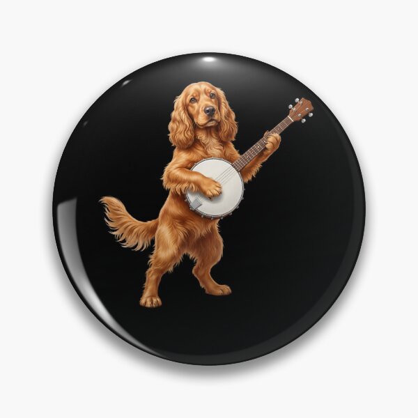 Item preview, Cocker Spaniel Playing Banjo Player Banjoist Dog Lover designed and sold by DoodleTortle.