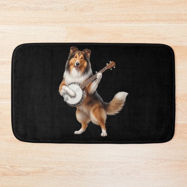 Item preview, Collie Playing Banjo Player Banjoist Dog Lover designed and sold by DoodleTortle.