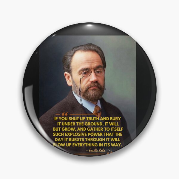 Item preview, Emile Zola Quote Painted HD Art designed and sold by DiverseDazzle.