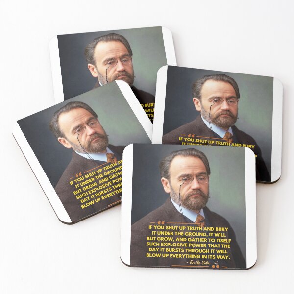 Item preview, Emile Zola Quote Painted HD Art designed and sold by DiverseDazzle.