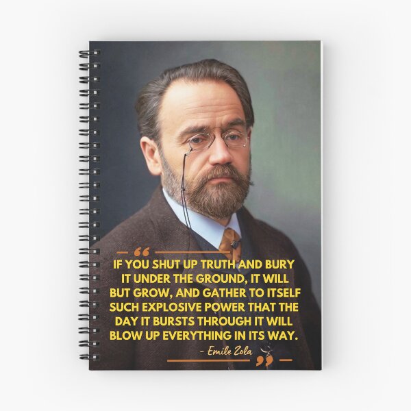 Item preview, Emile Zola Quote Painted HD Art designed and sold by DiverseDazzle.