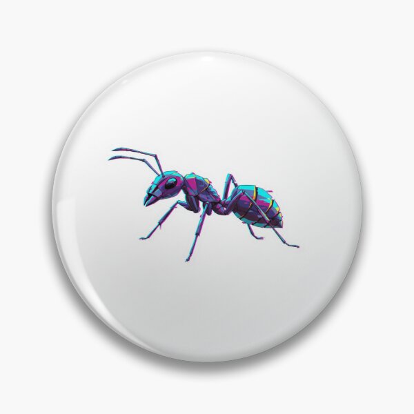 Item preview, Futuristic Neon Ant – Insect Sticker for Cyberpunk Fans designed and sold by bsbd-action.